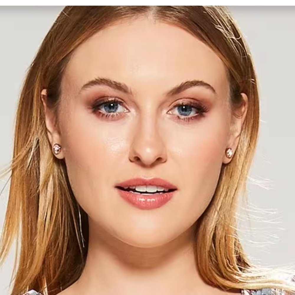 Givenchy Earrings, Rose Gold-Tone Swarovski Element Stud Earrings - Picture 2 of 3